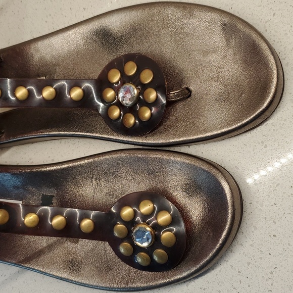 JIMMY CHOO studded sandals (sz 39.5-US 9) - Picture 3 of 8